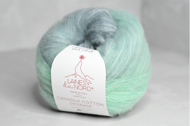 Laines du Nord Cashsilk Cotton Degrade siūlai 12