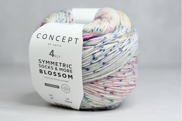 Concept by Katia Symmetric Socks & More - Blossom siūlai 64