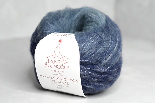 Laines du Nord Cashsilk Cotton Degrade siūlai 13