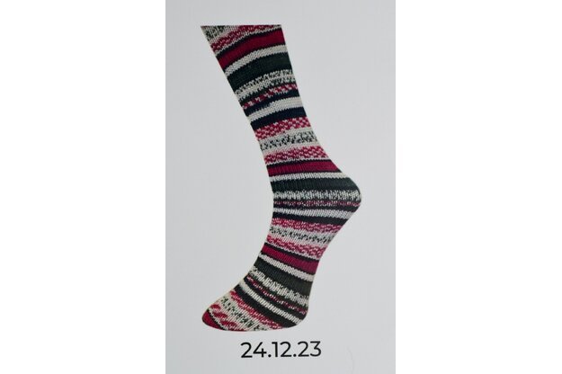 Ferner Wolle Mally socks weihnachtsedition siūlai 24.12.23